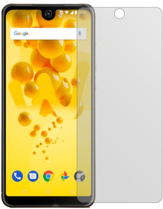 Matte Displayschutzfolie von dipos passend für Wiko View 2 Pro, präziser Zuschnitt und blasenfrei montiert