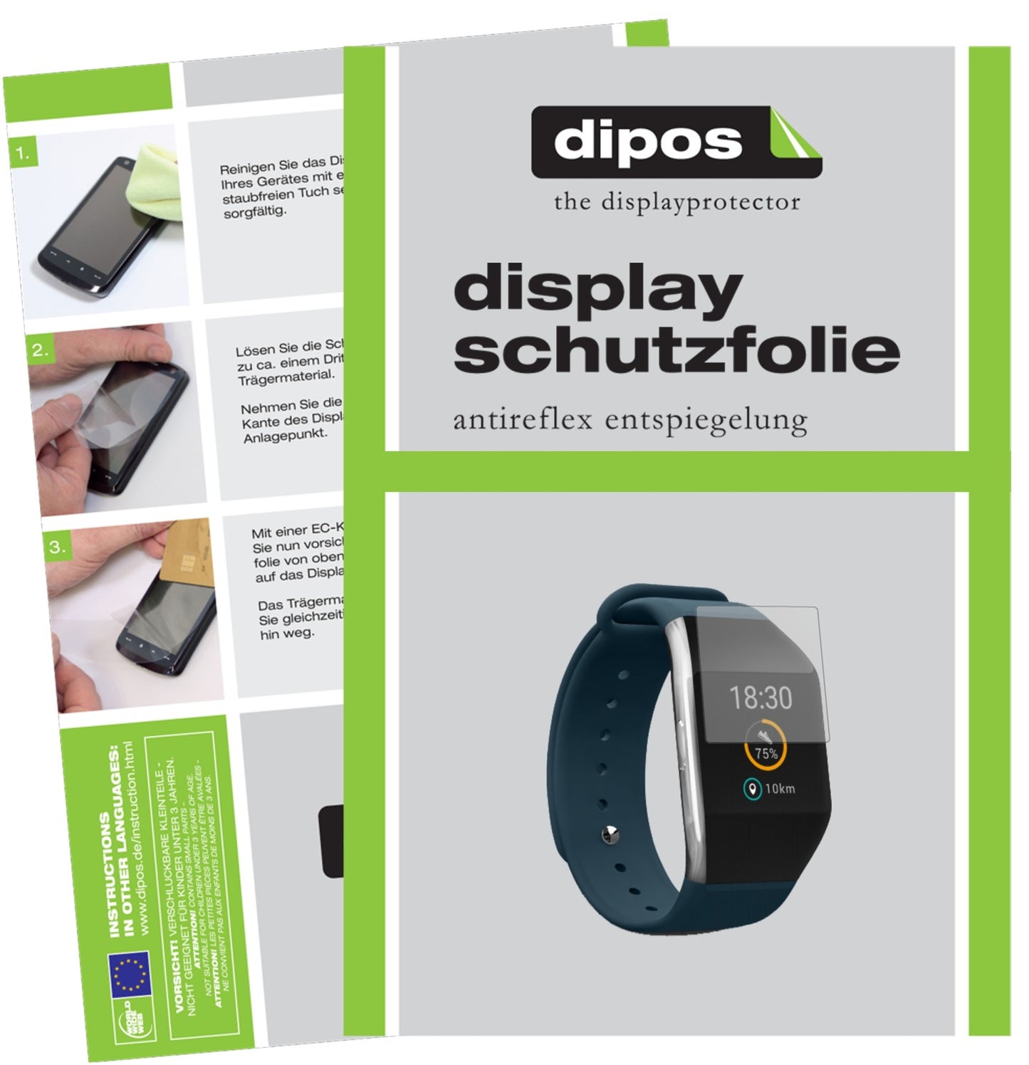 Matte Displayschutzfolie von dipos passend für Wiko WiMATE Prime, präziser Zuschnitt und blasenfrei montiert