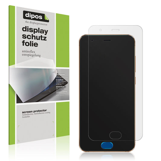 Matte Displayschutzfolie von dipos passend für Xiaomi Mi Note 3, präziser Zuschnitt und blasenfrei montiert