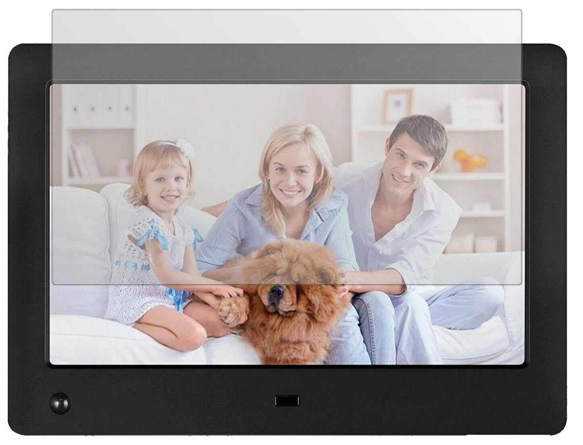 Matte Displayschutzfolie von dipos passend für Xoro DPF 8A2, präziser Zuschnitt und blasenfrei montiert