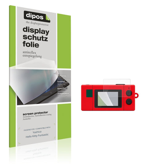 Matte Displayschutzfolie von dipos passend für Yashica Hello Kitty Funtastic, präziser Zuschnitt und blasenfrei montiert