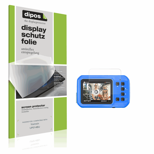 Matte Displayschutzfolie von dipos passend für Yixinxin UP014BU, präziser Zuschnitt und blasenfrei montiert