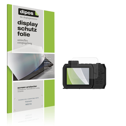 Matte Displayschutzfolie von dipos passend für Yixinxin WE018, präziser Zuschnitt und blasenfrei montiert