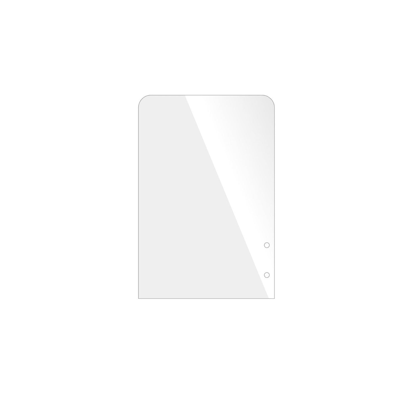 dipos Displayschutz für SENVEND UX700, transparente Oberfläche, geringe Dicke und perfekte Passform