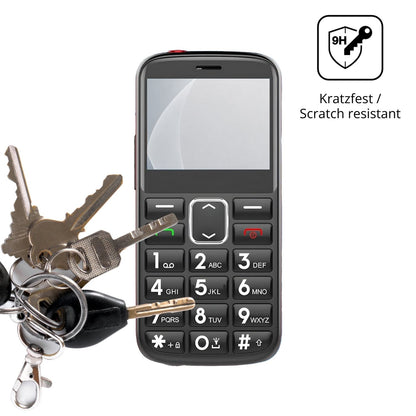 dipos Displayschutz für Senzo Z1, mattierte Oberfläche, robuste Festigkeit und perfekte Passform