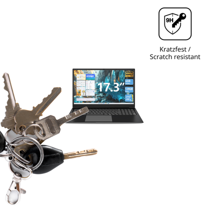 dipos Displayschutz für SGIN M17S, mattierte Oberfläche, robuste Festigkeit und perfekte Passform