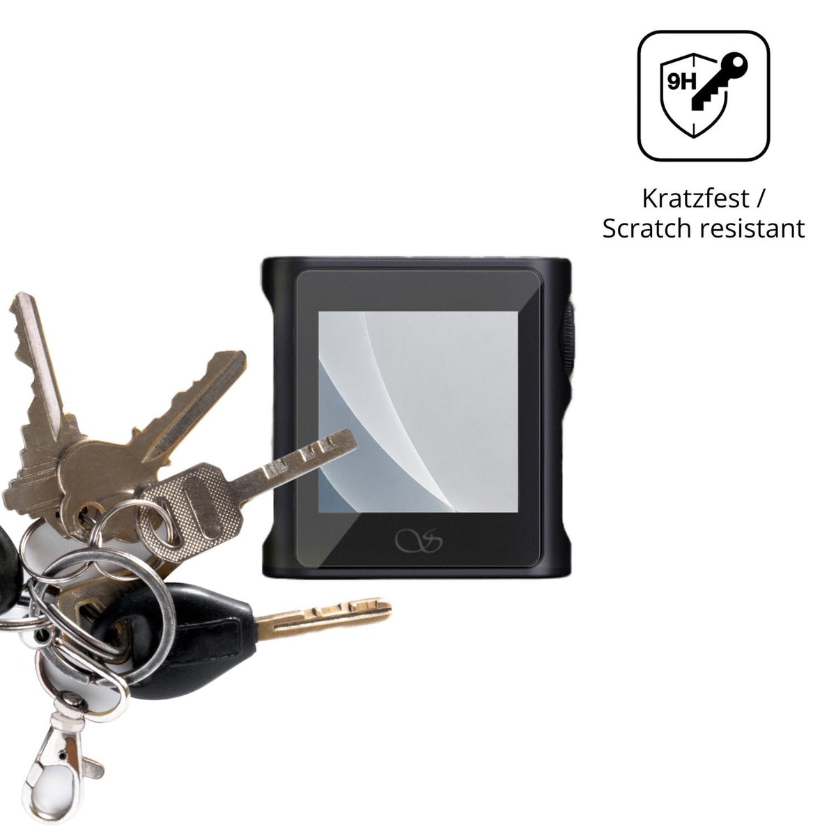 dipos Displayschutz für Shanling M0S, mattierte Oberfläche, robuste Festigkeit und perfekte Passform