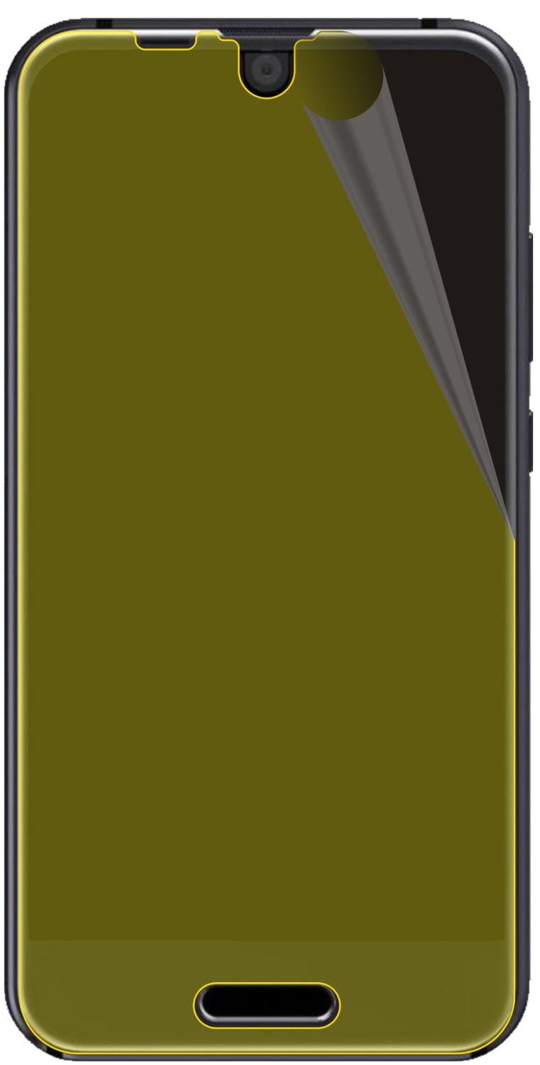3x Screen Protector for Sharp Aquos R Compact Protective Film covers 100% dipos