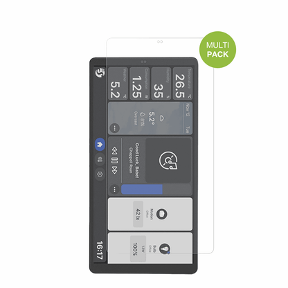 2x Screen Protector for Shelly Wall Display X2i Protection Anti Glare dipos