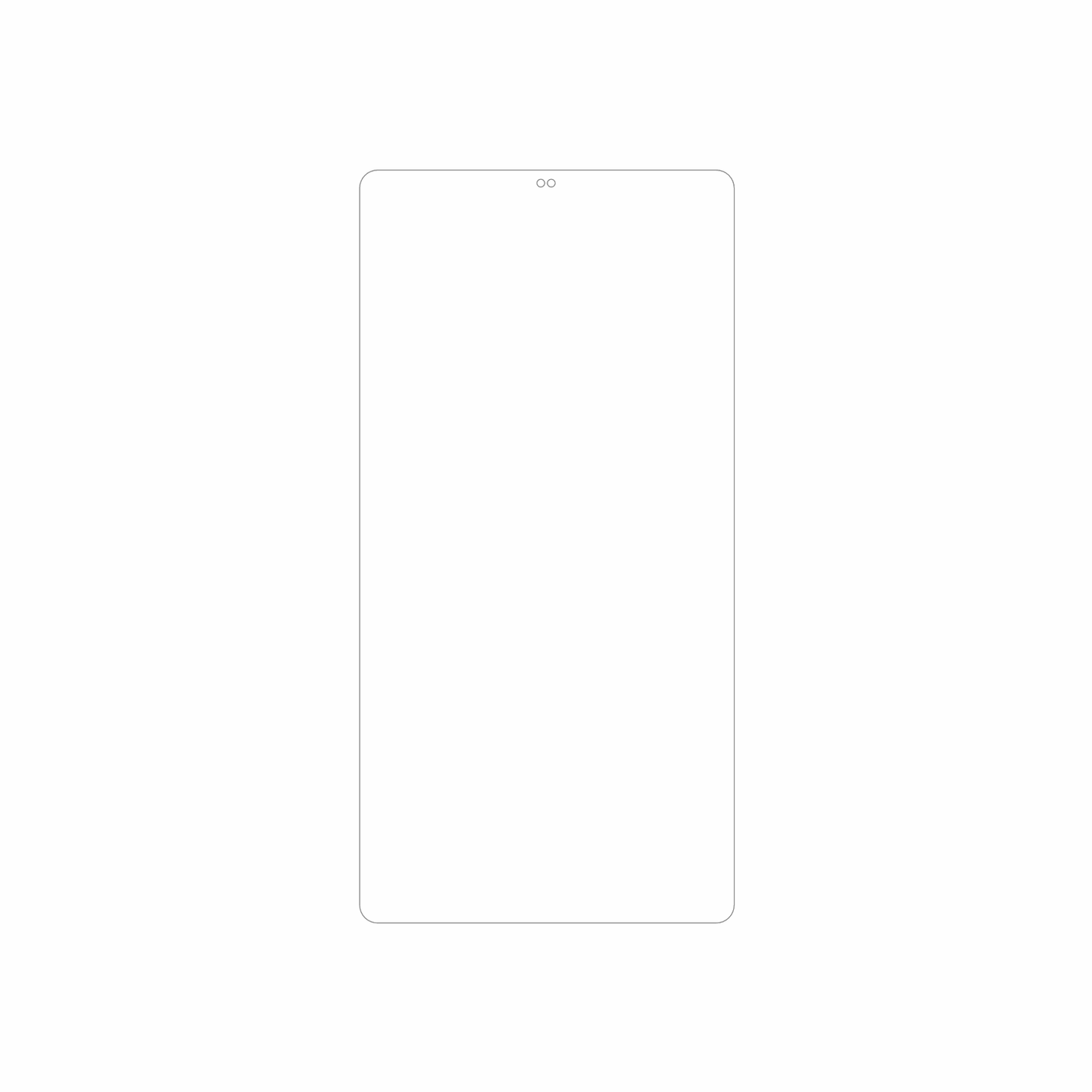 2x Screen Protector for Shelly Wall Display X2i Protection Anti Glare dipos