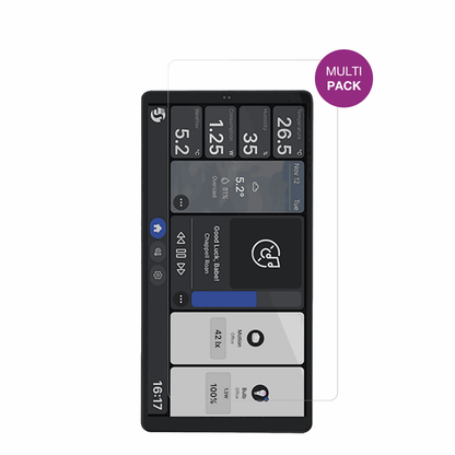 2x Screen Protector for Shelly Wall Display X2i Protection Crystal Clear dipos