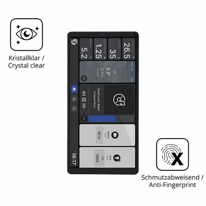 2x Screen Protector for Shelly Wall Display X2i Flexible Glass 9H dipos