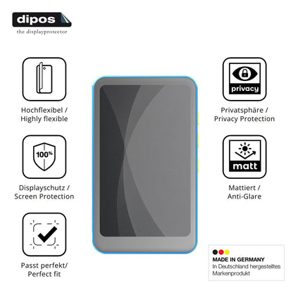 Flexible TPU-Folie passend zugeschnitten für joliker M4S V2.0, mit Privatsphäre-Schutz durch Sichtschutz-Folie