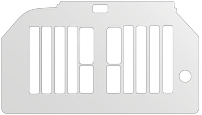dipos Displayschutz für Siemens EQ6 500 Tropfblech, mattierte Oberfläche, geringe Dicke und perfekte Passform