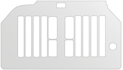 dipos Displayschutz für Siemens EQ.6 TE603501DE Series 300 Tropfblech, mattierte Oberfläche, geringe Dicke und perfekte Passform