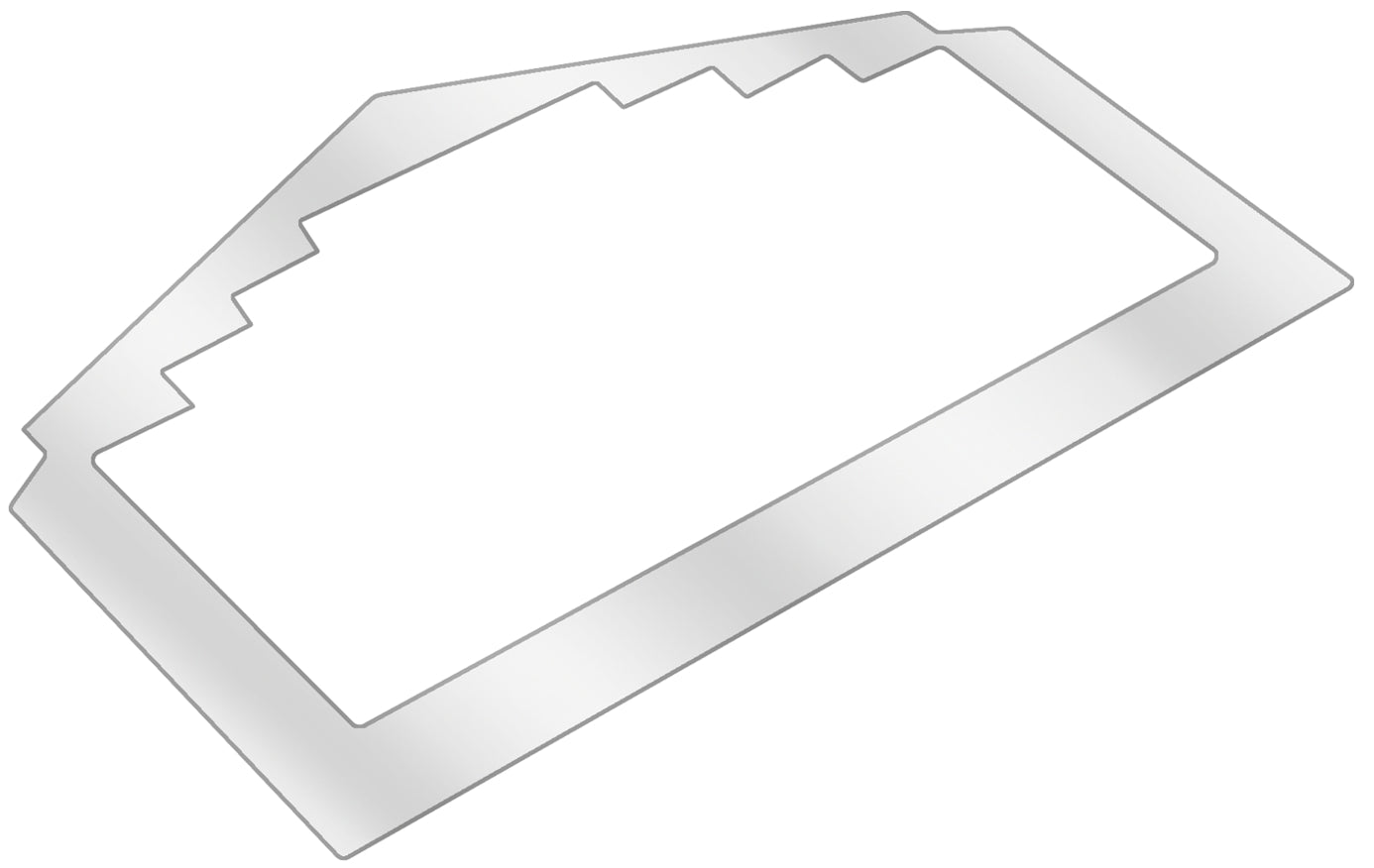 dipos Displayschutz für Siemens EQ9 PLUS Connect s300 Tropfblech, transparente Oberfläche, geringe Dicke und perfekte Passform