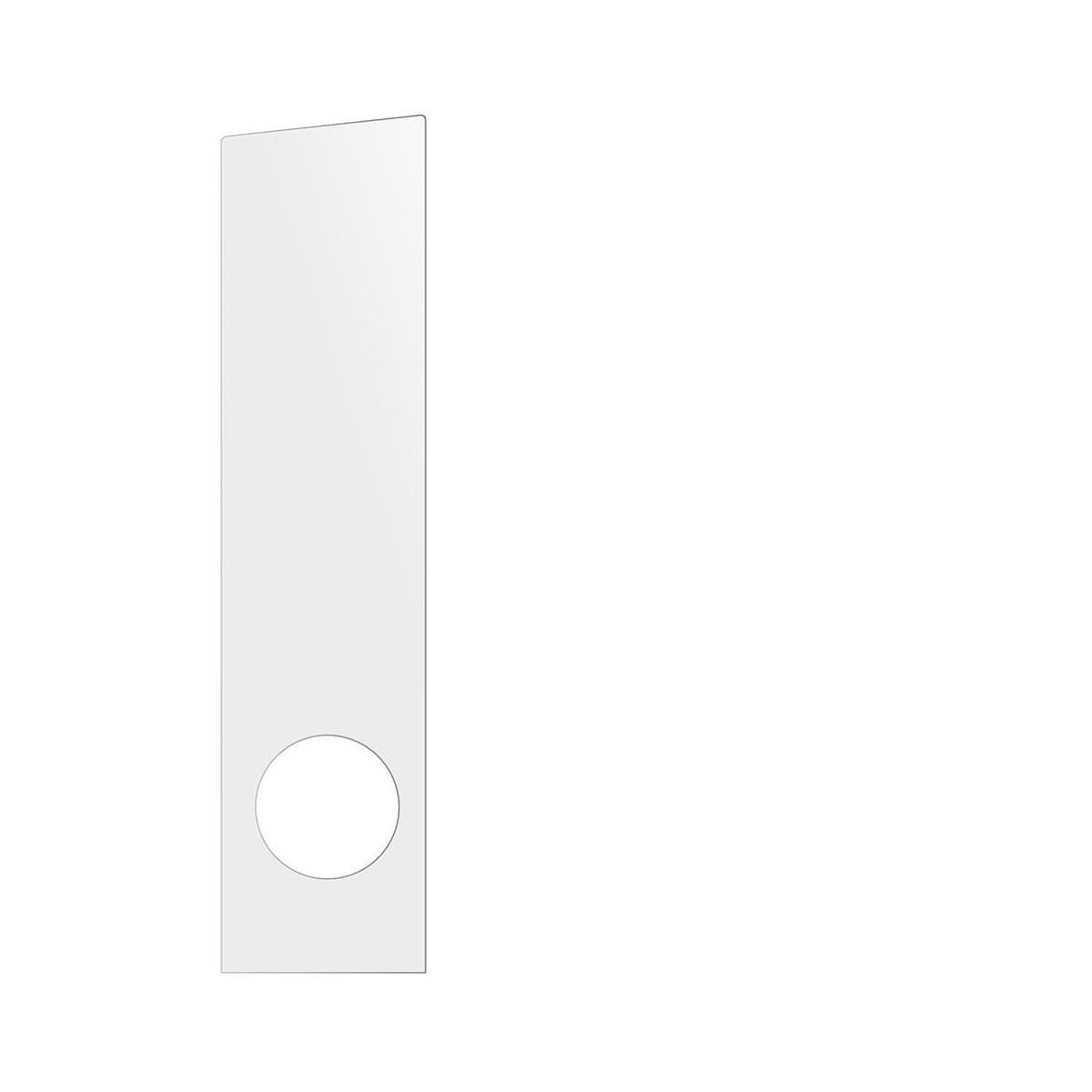 dipos Displayschutz für Siemens WG56B2041 IQ700, mattierte Oberfläche, geringe Dicke und perfekte Passform