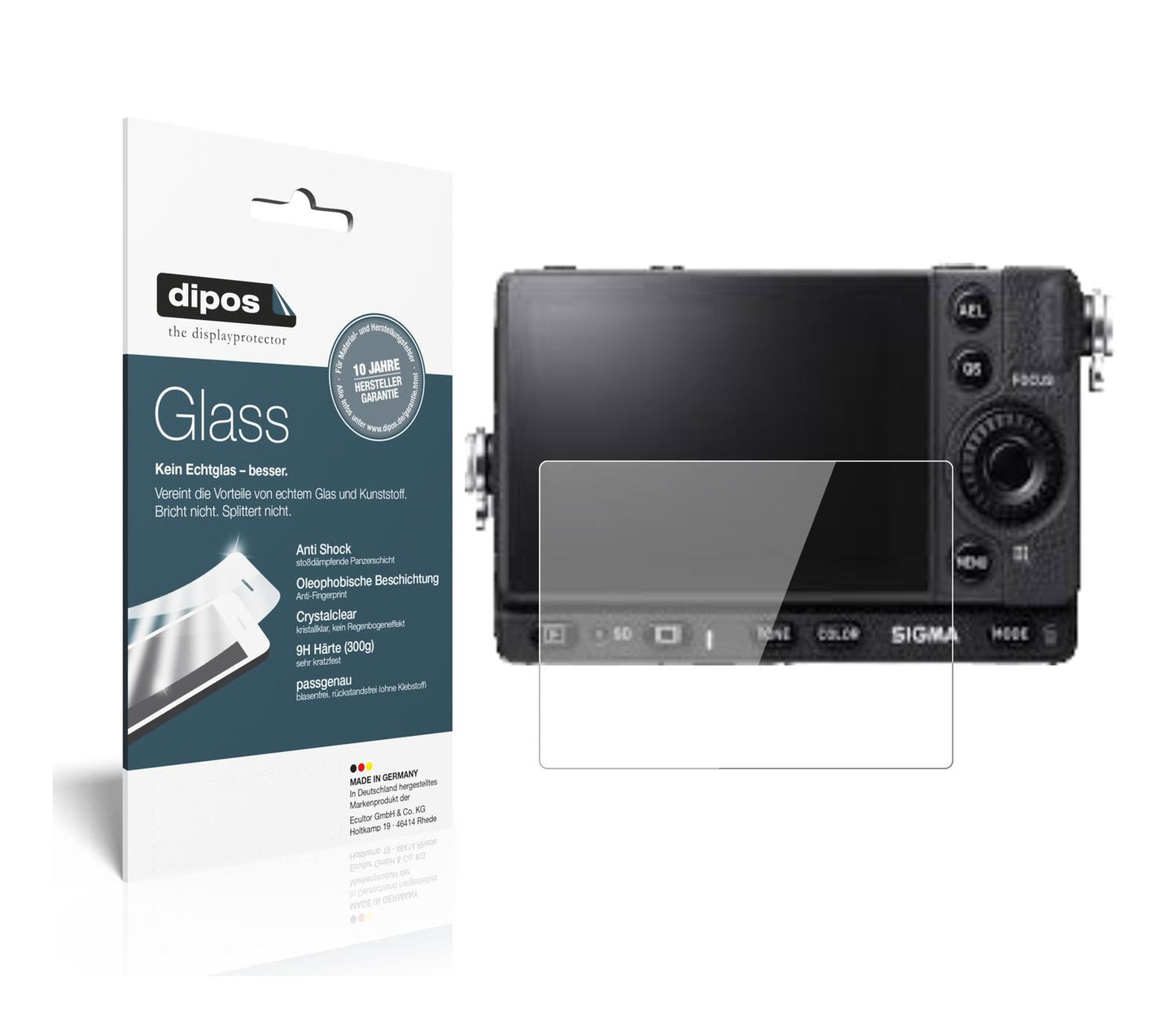 dipos 1x 9H Clear Screen Protector for Sigma fp
