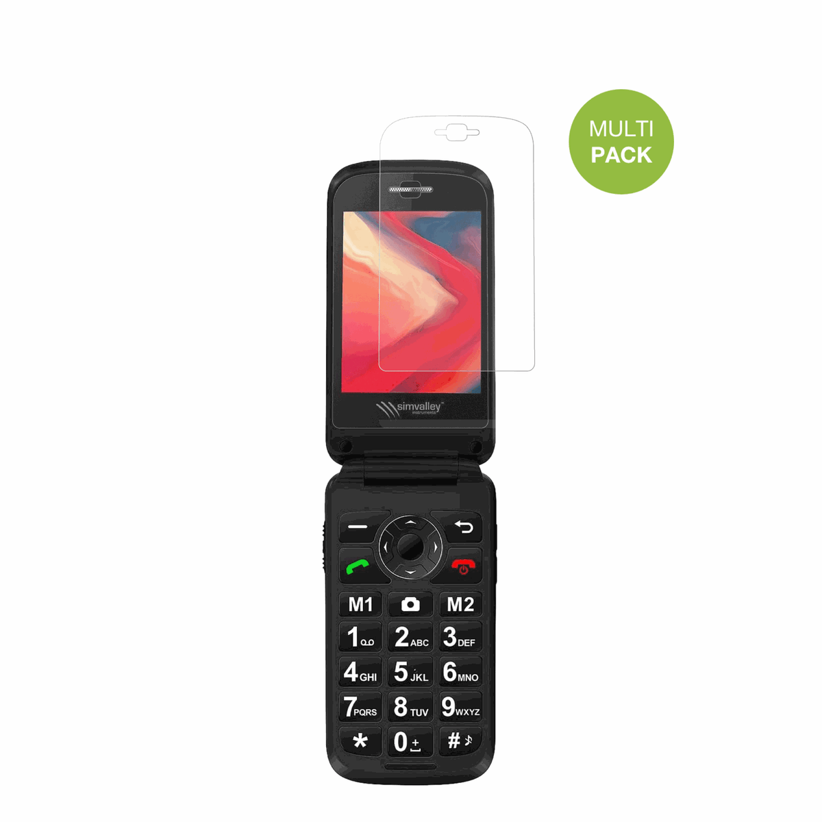 4x Screen Protector for Simvalley Mobile XL-970 Protection Anti Glare dipos