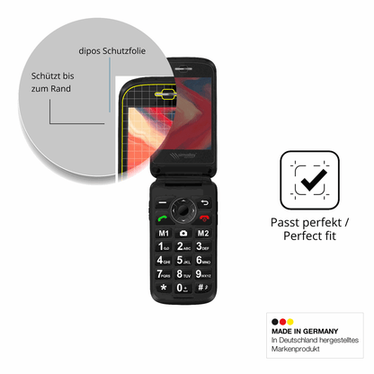 Screen Protector for Simvalley Mobile XL-970 Privacy Filter 4-Way Protection 