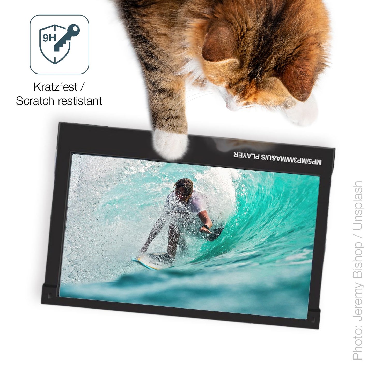 dipos Displayschutz für Sixwin P5 7 Zoll, mattierte Oberfläche, robuste Festigkeit und perfekte Passform