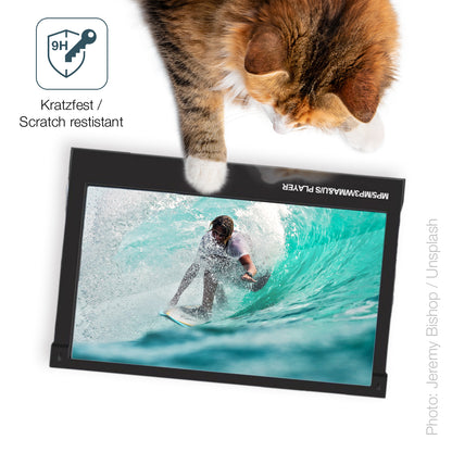 dipos Displayschutz für Sixwin P5 7 Zoll, transparente Oberfläche, perfekte Passform auch für die Rundungen