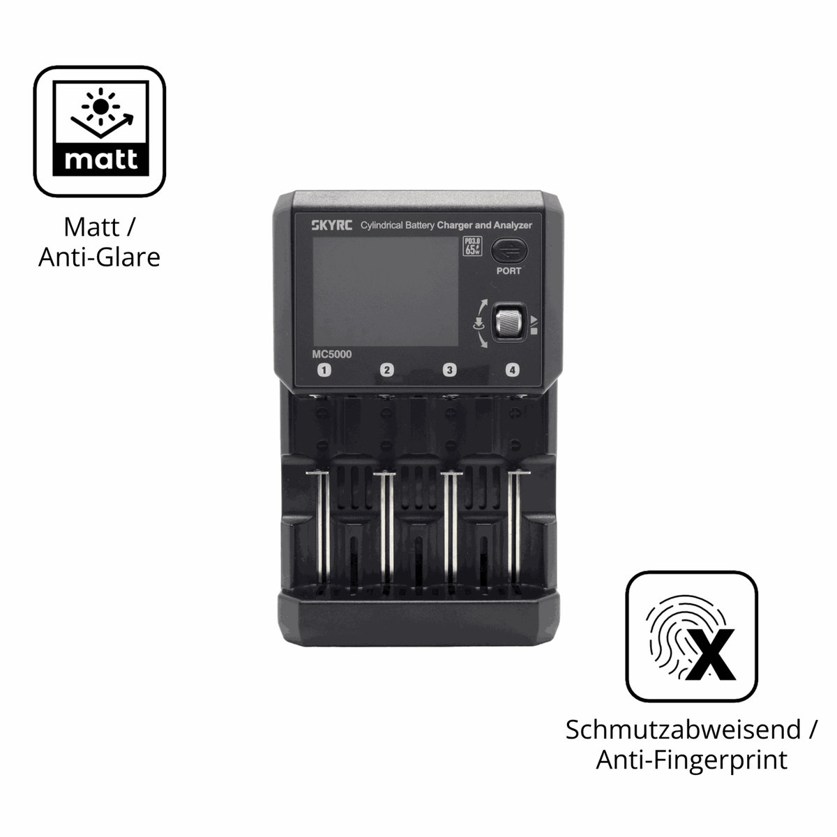 4x Screen Protector for SkyRC MC5000 Protection Anti Glare dipos