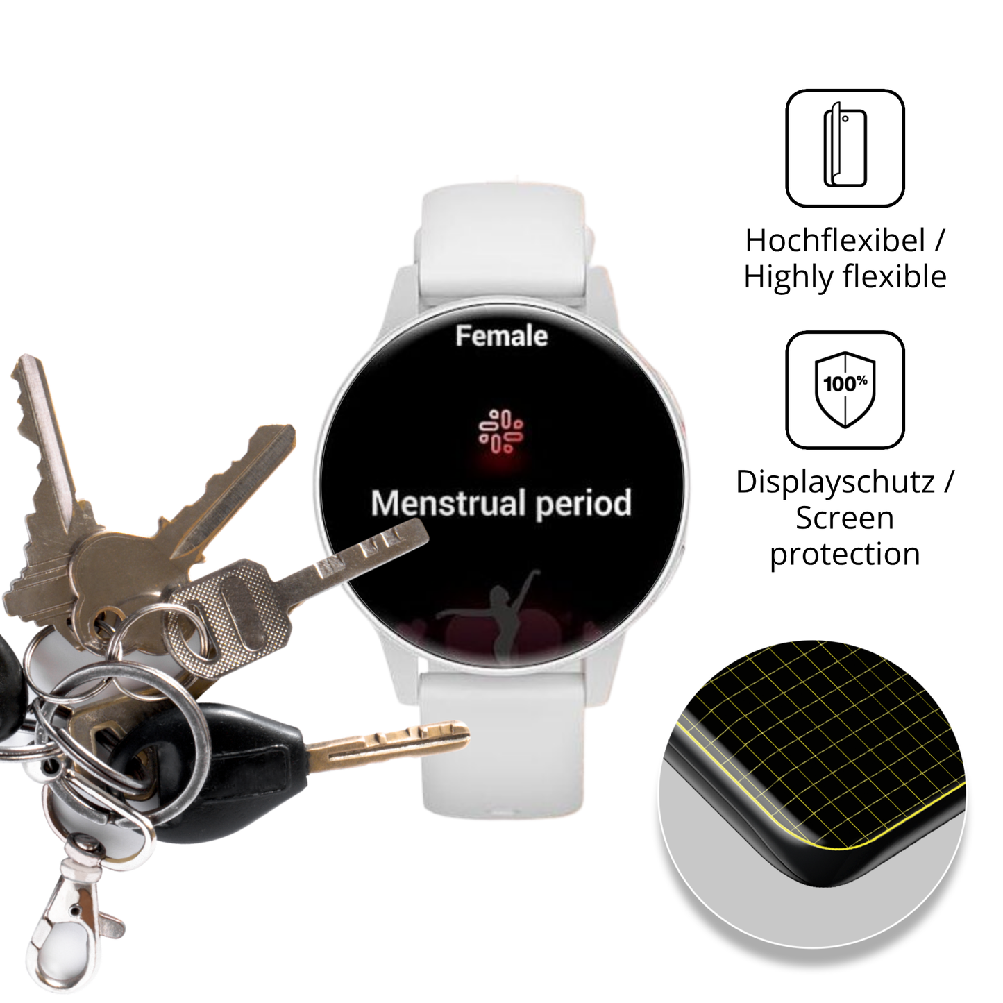 dipos Displayschutz für SLOKSFil i179, transparente Oberfläche, geringe Dicke und perfekte Passform