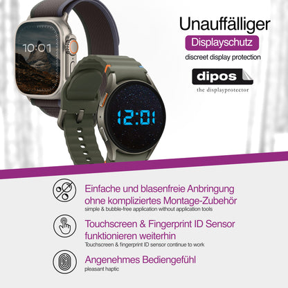 6x Schutzfolie klar für ArmorWatch Pro Smartwatch Display-Schutzfolie