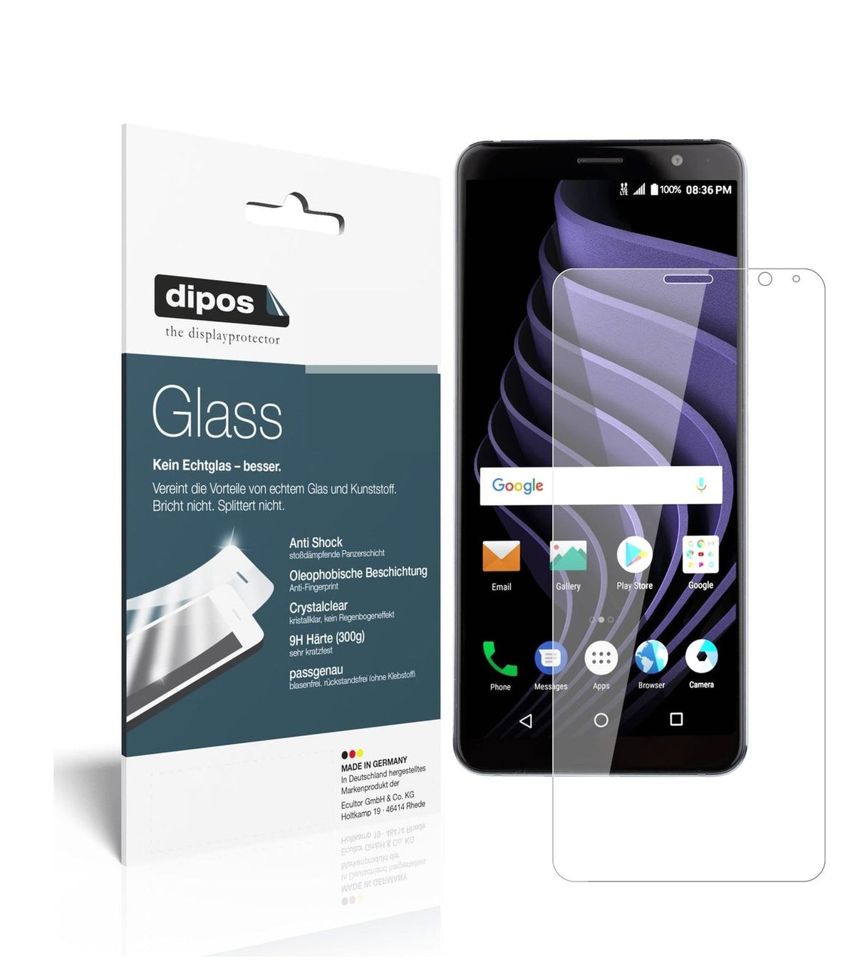 Screen Protector for I ZTE Blade Max View I Flexible Glass I Film I 9H I dipos