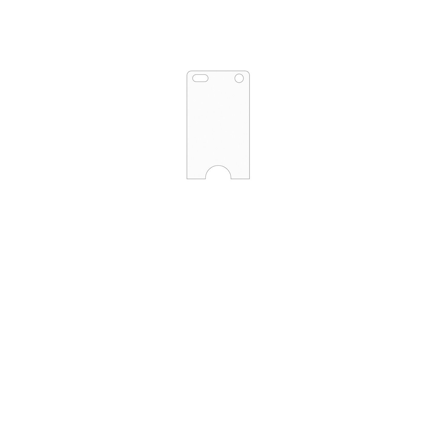 dipos Displayschutz für Sofabaton X1S, mattierte Oberfläche, geringe Dicke und perfekte Passform