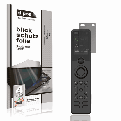 Blickschutzfolie von dipos passend für Sofabaton X1S, präziser Zuschnitt und blasenfrei montiert