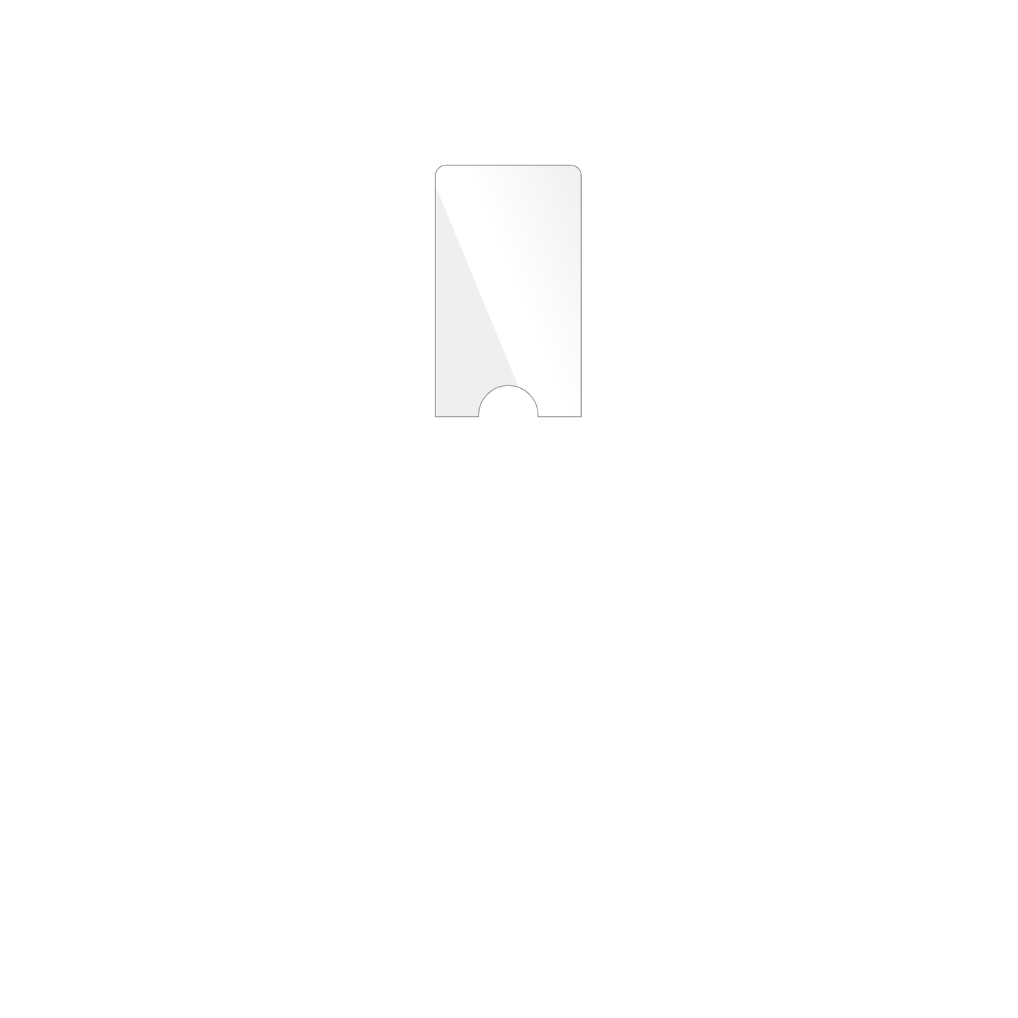 dipos Displayschutz für Sofabaton X1S, transparente Oberfläche, geringe Dicke und perfekte Passform
