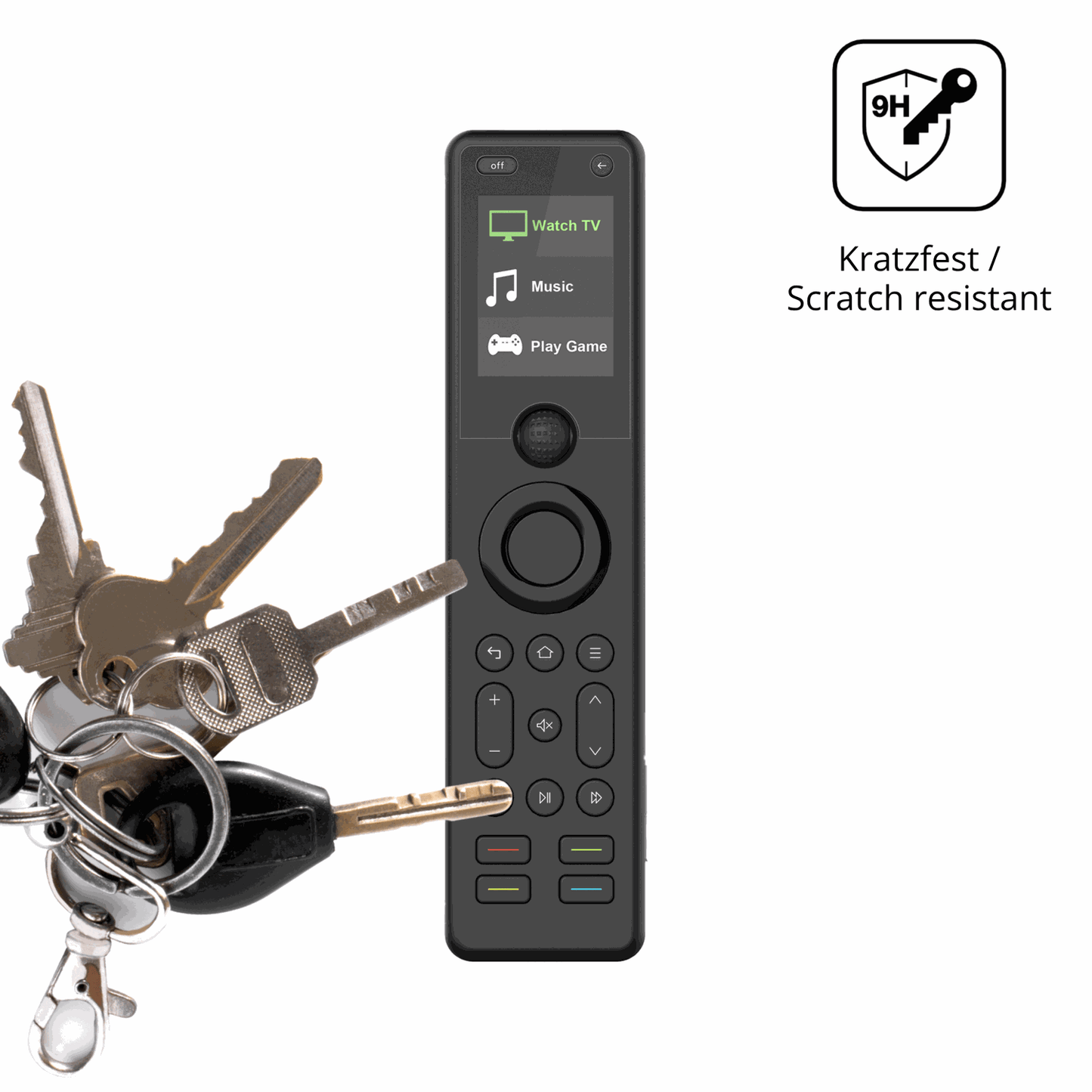 dipos Displayschutz für Sofabaton X1S, mattierte Oberfläche, robuste Festigkeit und perfekte Passform