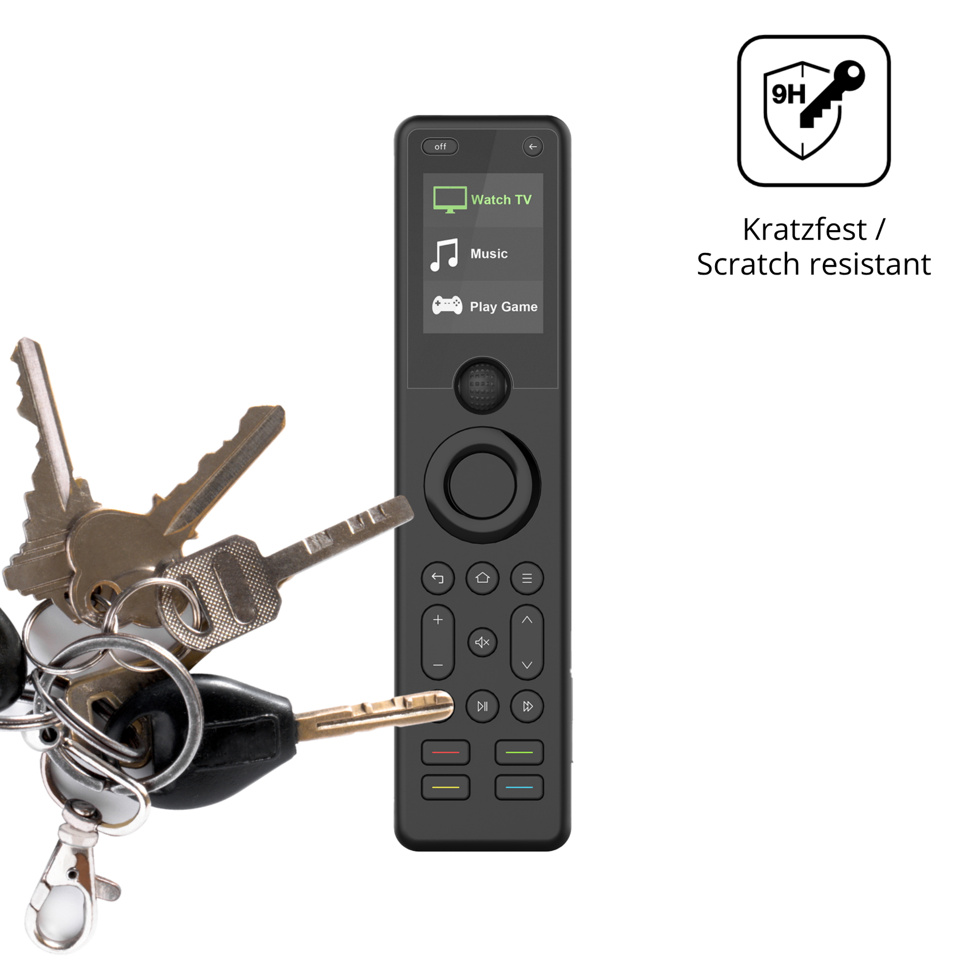 dipos Displayschutz für Sofabaton X1S, mattierte Oberfläche, robuste Festigkeit und perfekte Passform