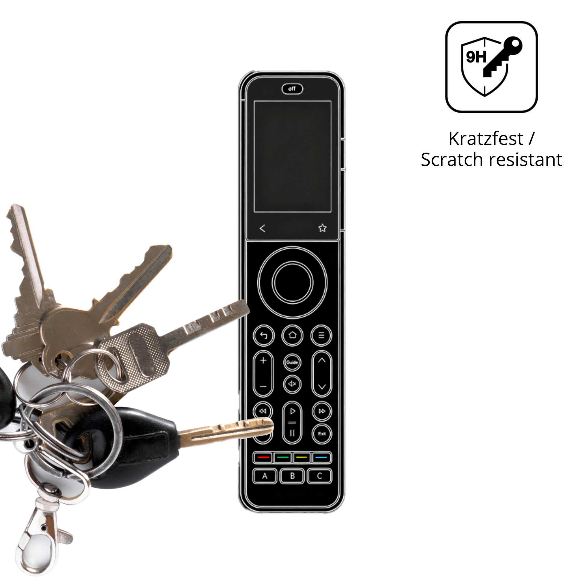 dipos Displayschutz für Sofabaton X2, mattierte Oberfläche, robuste Festigkeit und perfekte Passform