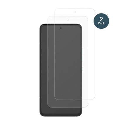 SolanaSaga Smartphone mit aufgebrachter dipos Panzerfolie, die lästige Fingerabdrücke minimiert