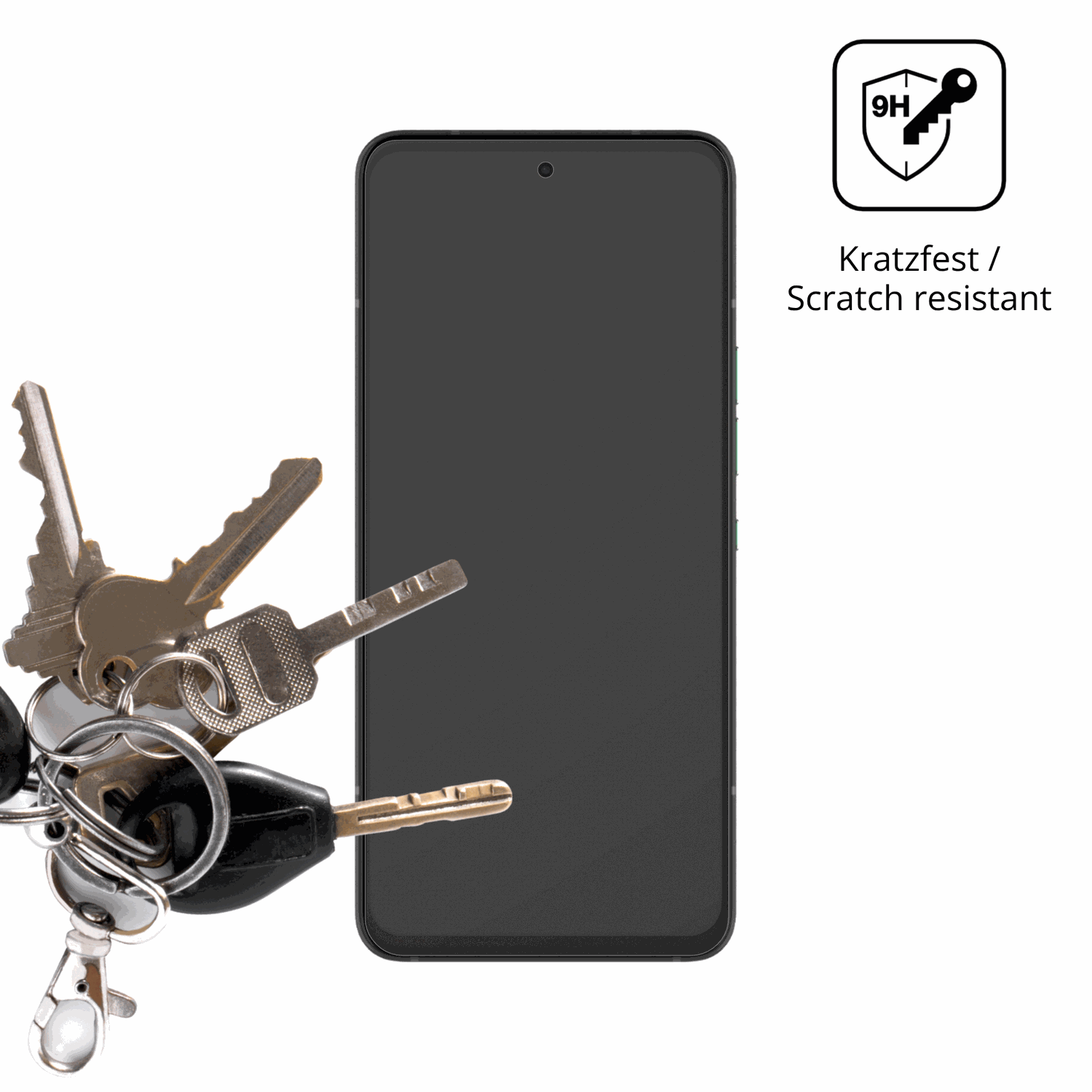 dipos Displayschutz für Solana Saga Smartphone, mattierte Oberfläche, robuste Festigkeit und perfekte Passform