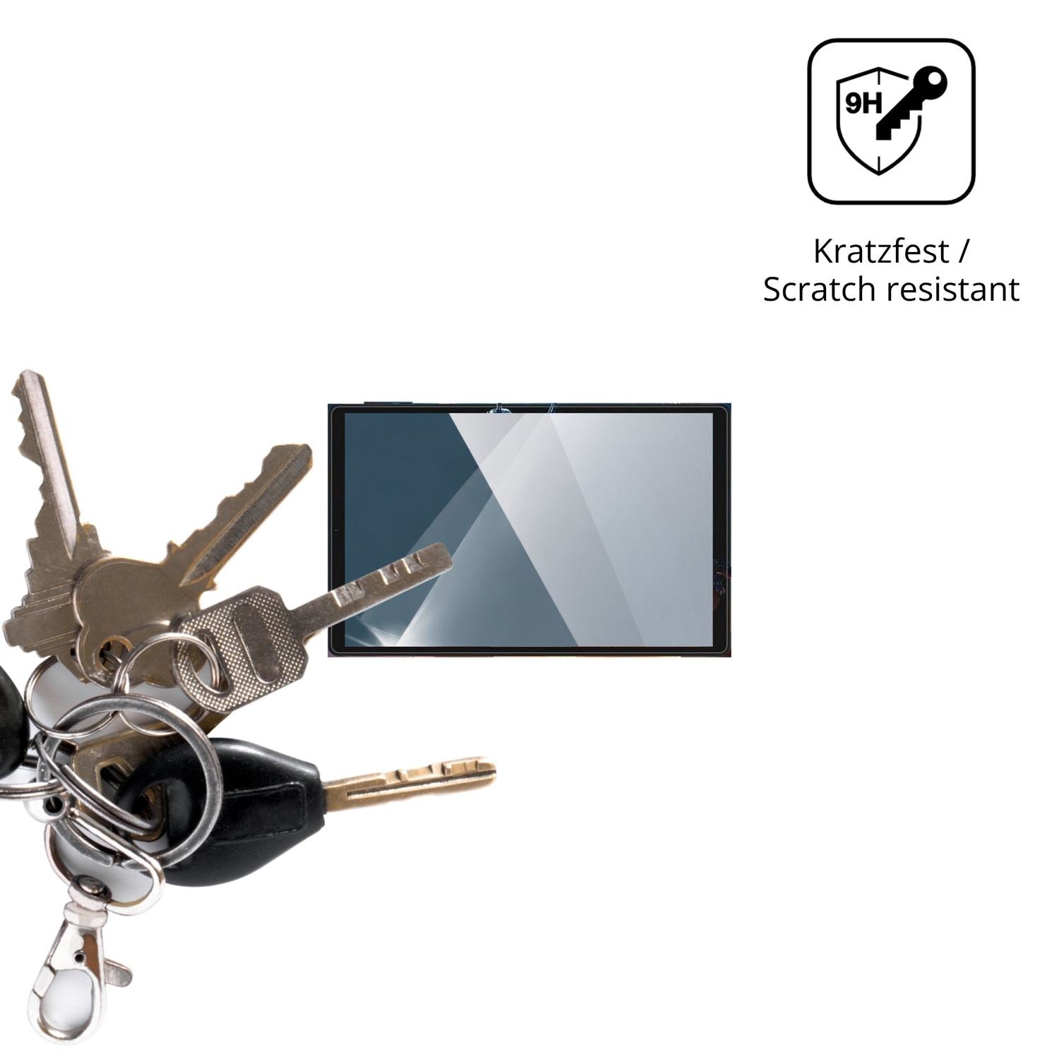 dipos Displayschutz für SOLVYXEN M623 10.6 Zoll, transparente Oberfläche, perfekte Passform auch für die Rundungen