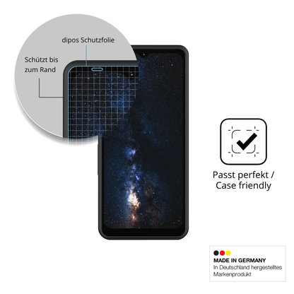 Besonders flexibler Displayschutz mit Anti-Shock-Schicht im Materialmix