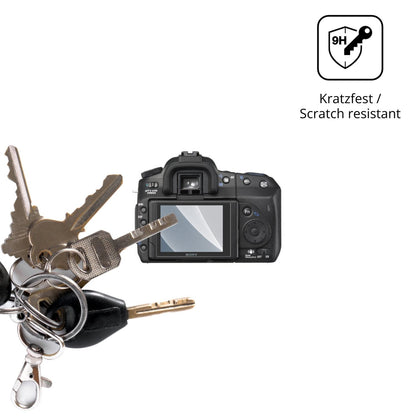dipos Displayschutz für Sony A350, mattierte Oberfläche, robuste Festigkeit und perfekte Passform
