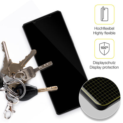 dipos Displayschutz für Sony Xperia 1 IV, transparente Oberfläche, geringe Dicke und perfekte Passform
