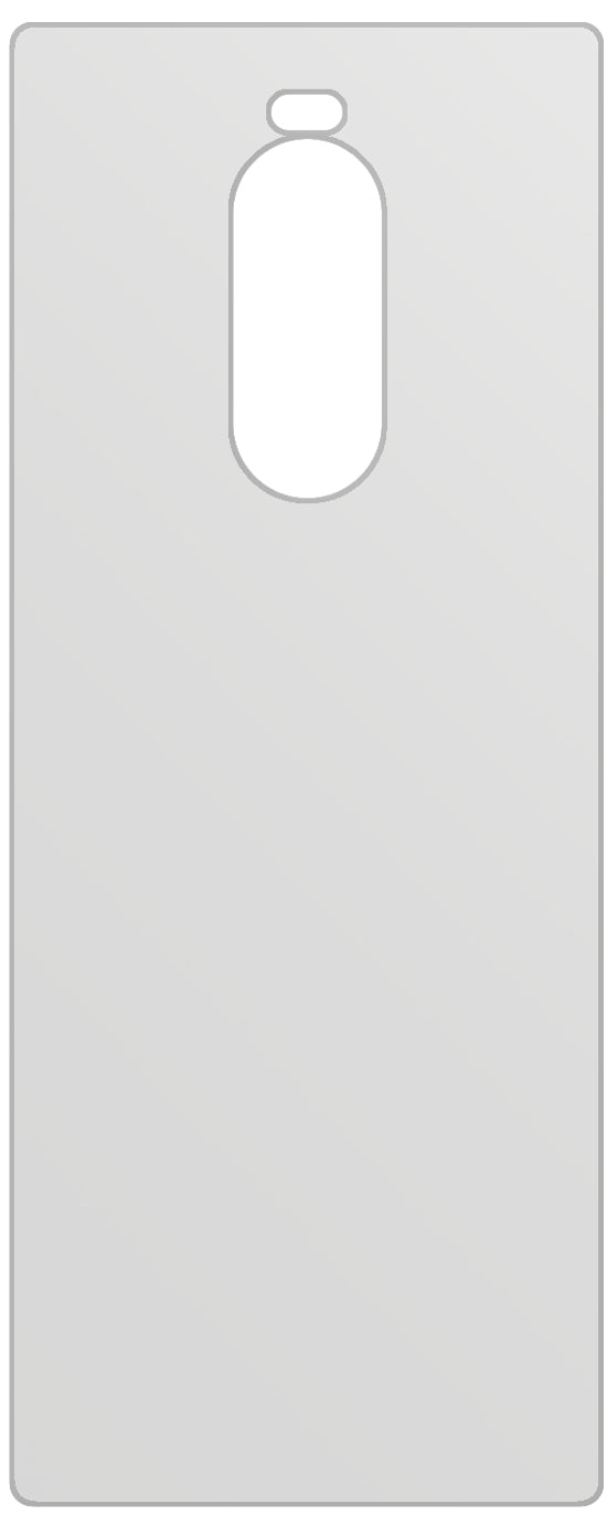 dipos Displayschutz für Sony Xperia 1 Rückseite, mattierte Oberfläche, geringe Dicke und perfekte Passform