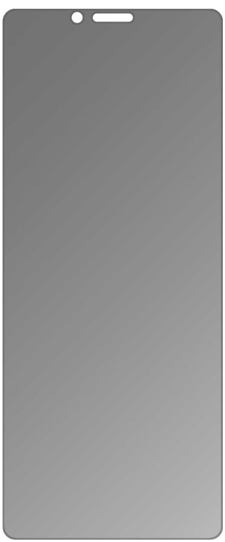 dipos Displayschutz für Sony Xperia 10 II, mattierte Oberfläche, Blickschutzfilter und perfekter Passform