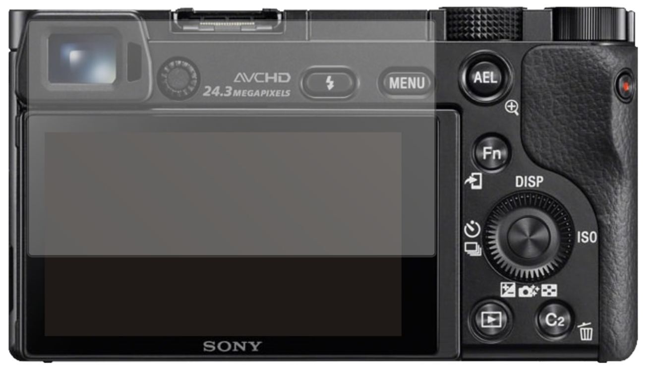 5x Screen Protector for Sony Alpha 6100 Protection Anti Glare dipos