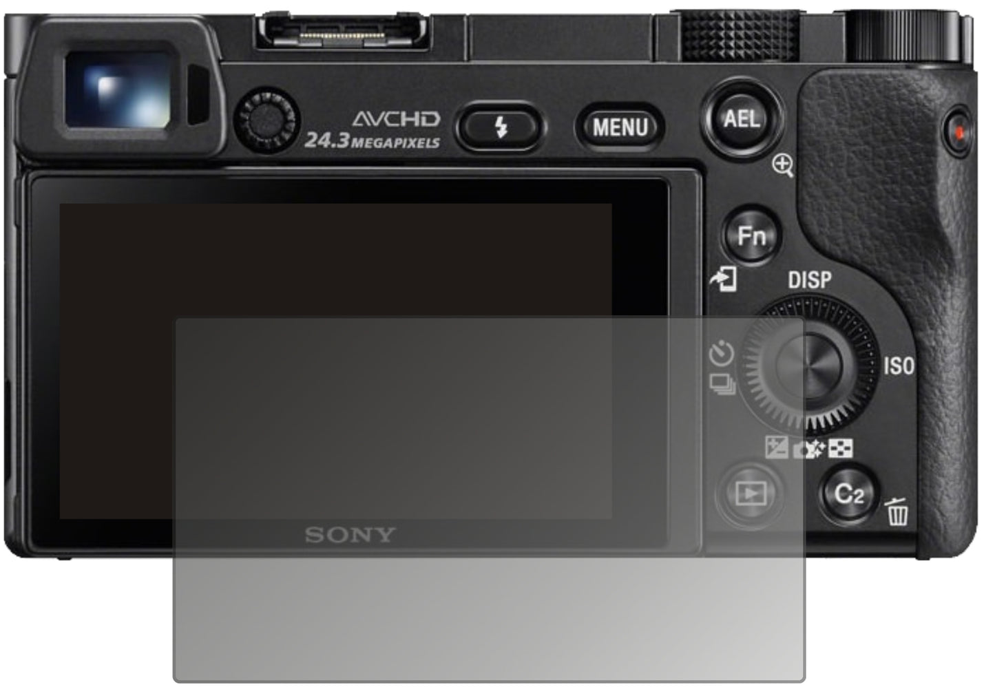 Blickschutzfolie für Sony Alpha 6400 matt Schutzfolie Privacy