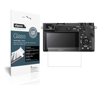 Matte Displayschutzfolie von dipos passend für Sony Alpha 6600, 9H kratzfest und blasenfrei montiert
