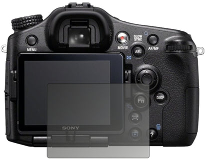 Blickschutzfolie von dipos passend für Sony Alpha 77, präziser Zuschnitt und blasenfrei montiert