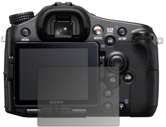 Blickschutzfolie von dipos passend für Sony Alpha 77, präziser Zuschnitt und blasenfrei montiert