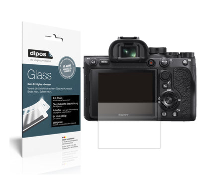 Matte Displayschutzfolie von dipos passend für Sony Alpha 7 IV, 9H kratzfest und blasenfrei montiert